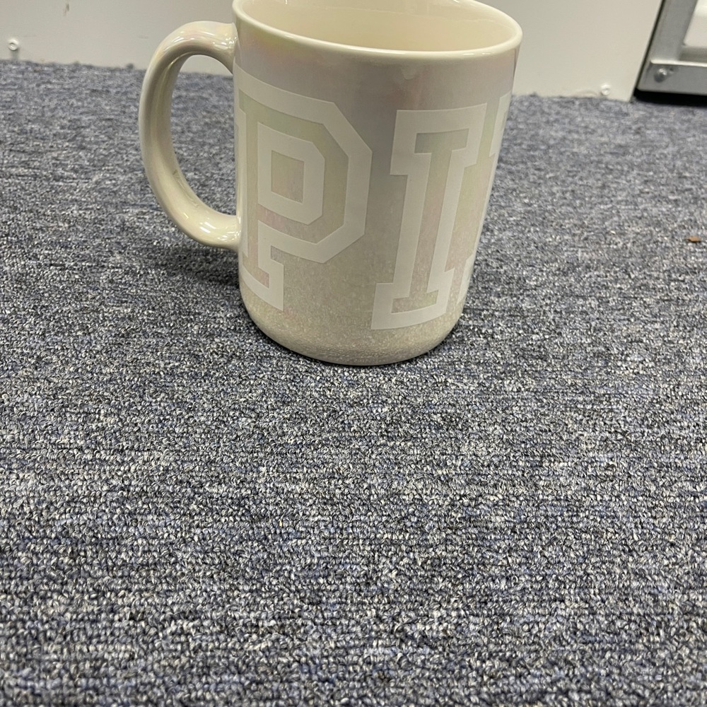 PINK Brand Oversized Coffee Cup Mug Iridescent by Victoria’s Secret EXCELLENT